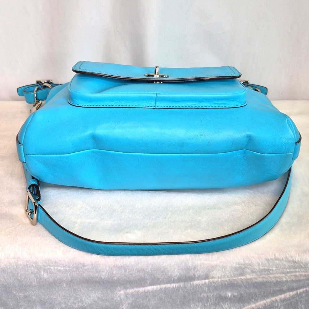 Coach Vintage Legacy Courtenay Blue Hobo Crossbody Handbag - Picture 6 of 17